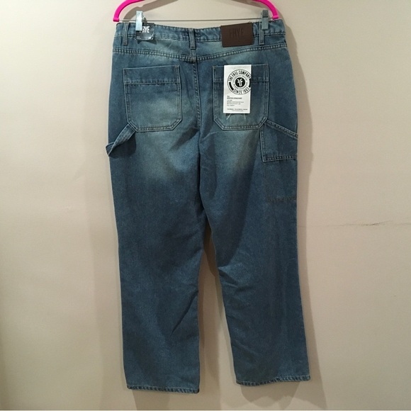 NWT Frye Women's Jeans 30 Low Rise Relaxed Straight Leg Workwear Modern Denim - Picture 2 of 7